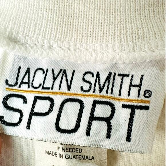 Jaclyn Smith Sport Vintage Floral Embroidered Rhinestone Classic Top XL - Picture 4 of 5